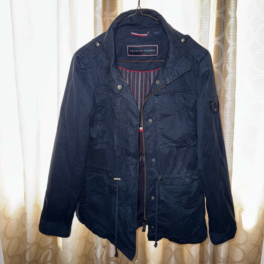 Tommy Hilfiger Women’s Navy Military Jacket